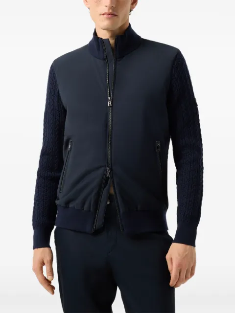 BOGNER Zisco hybrid cable-knit jacket