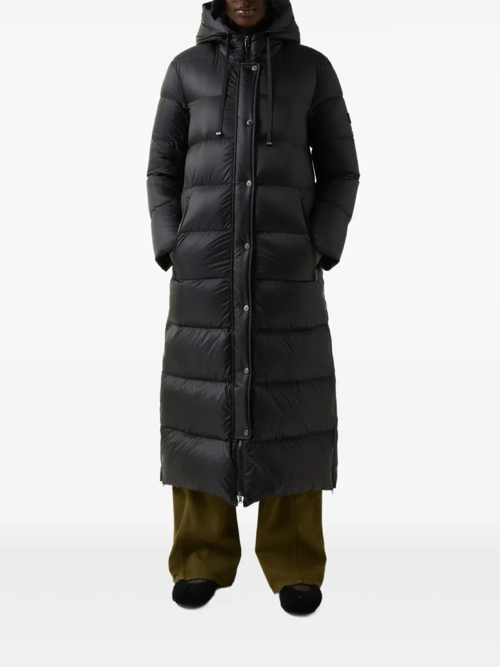 BOGNER Maxie quilted parka coat Zwart