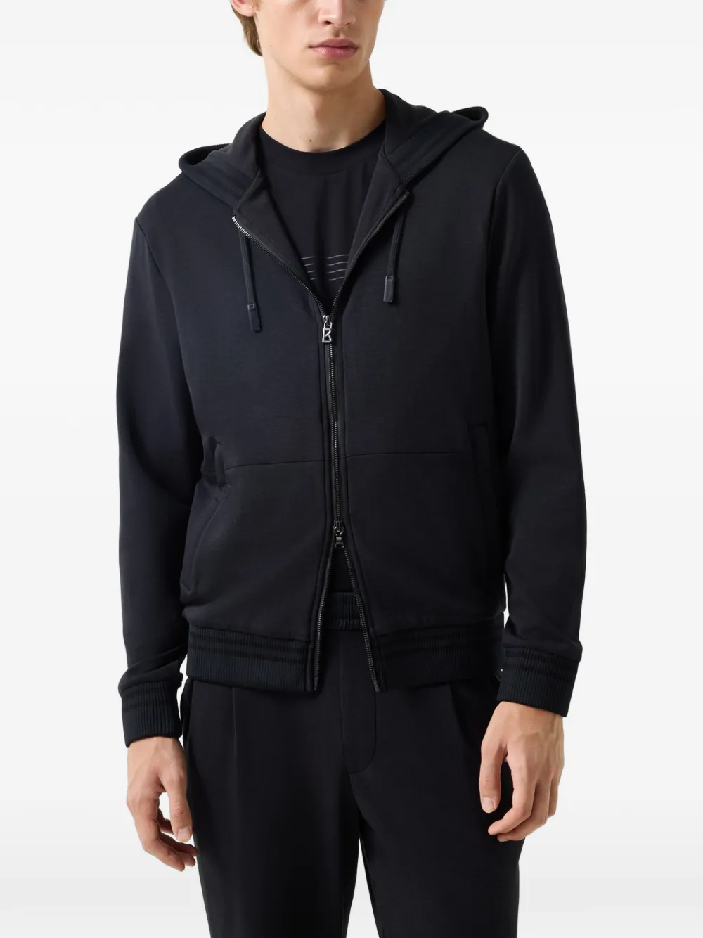 BOGNER Forest zip-up hoodie Zwart