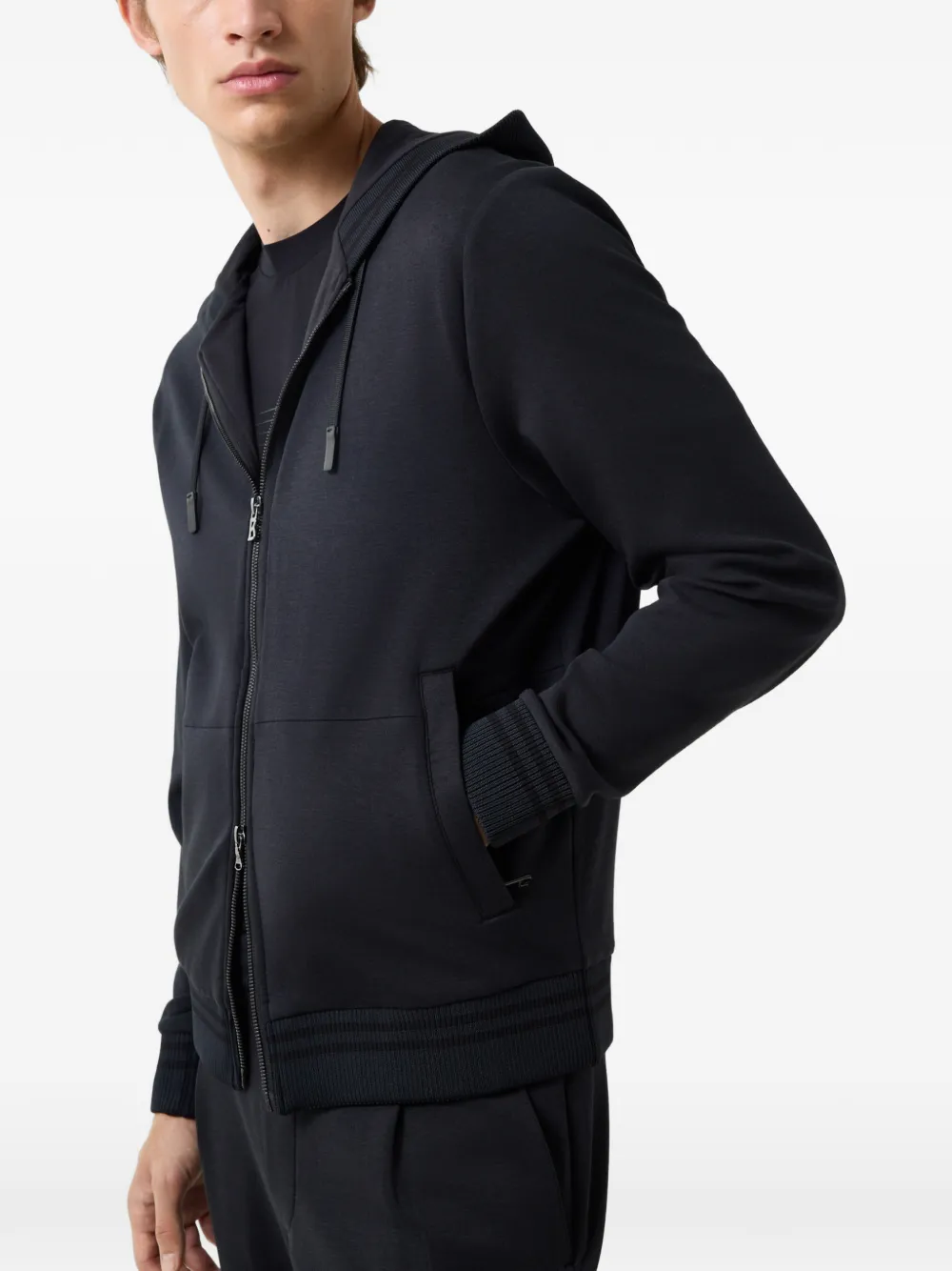 BOGNER Forest zip-up hoodie Zwart