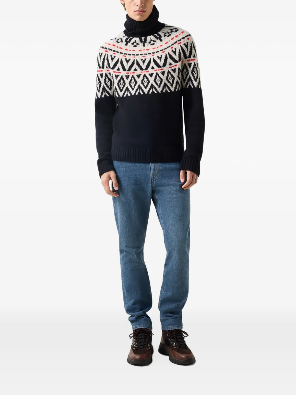 BOGNER Roxter roll-neck sweater Blauw