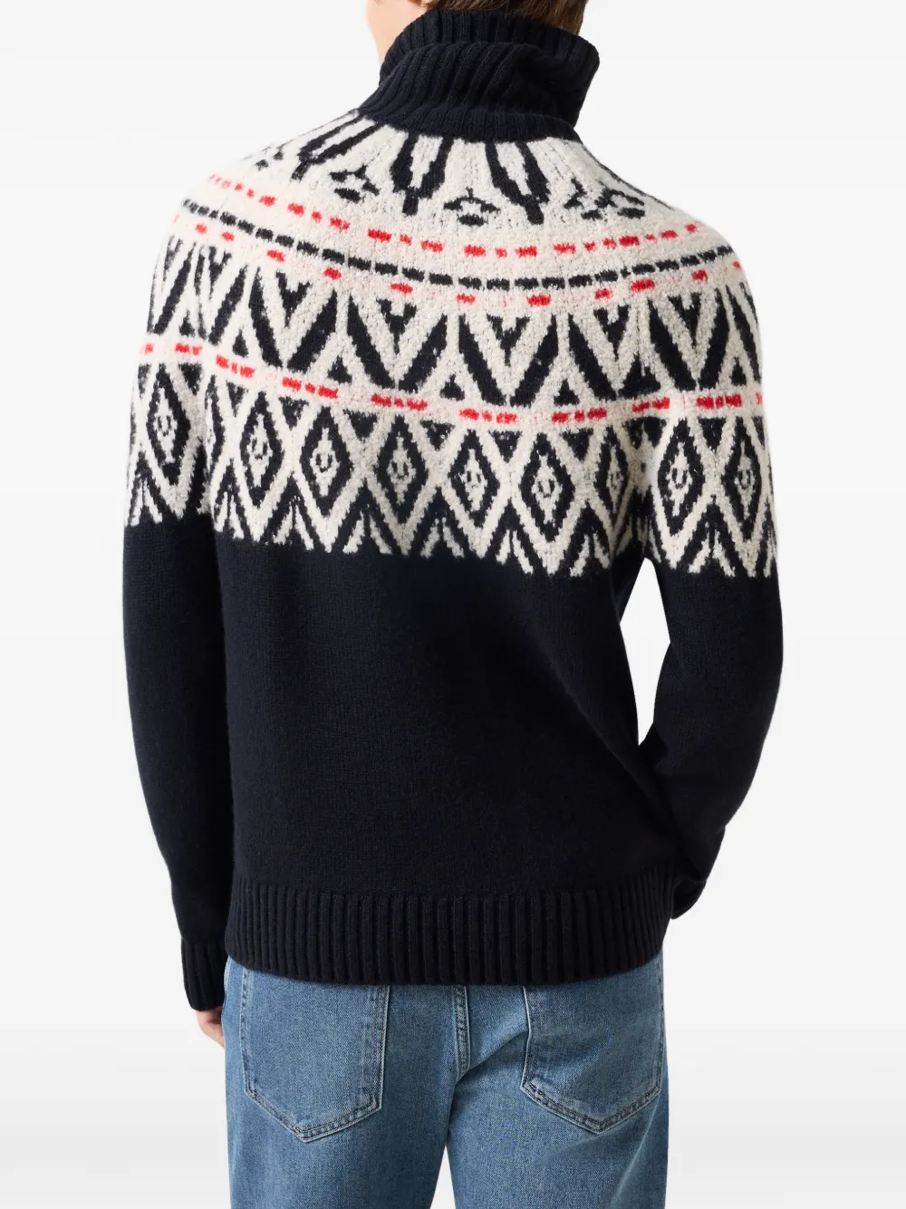 BOGNER Roxter roll-neck sweater Blauw