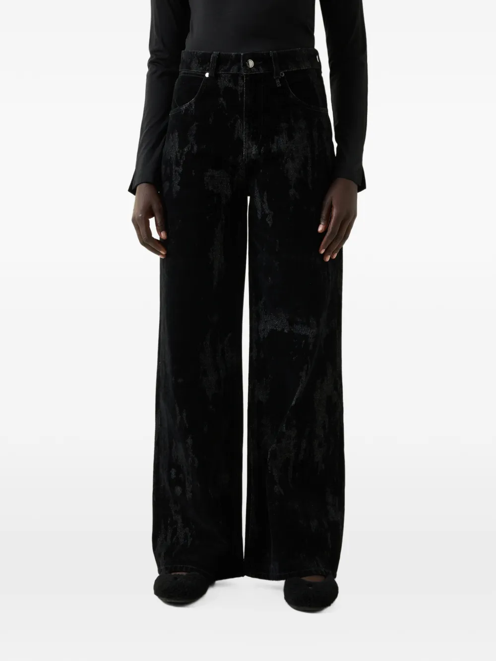 BOGNER Lizzy wide-leg jeans Zwart