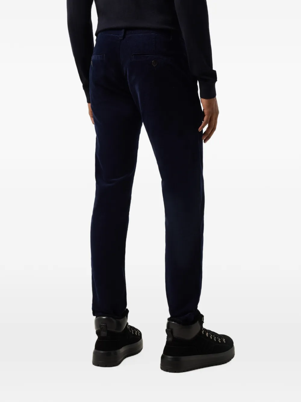 BOGNER Riley Casual corduroy trousers Blauw