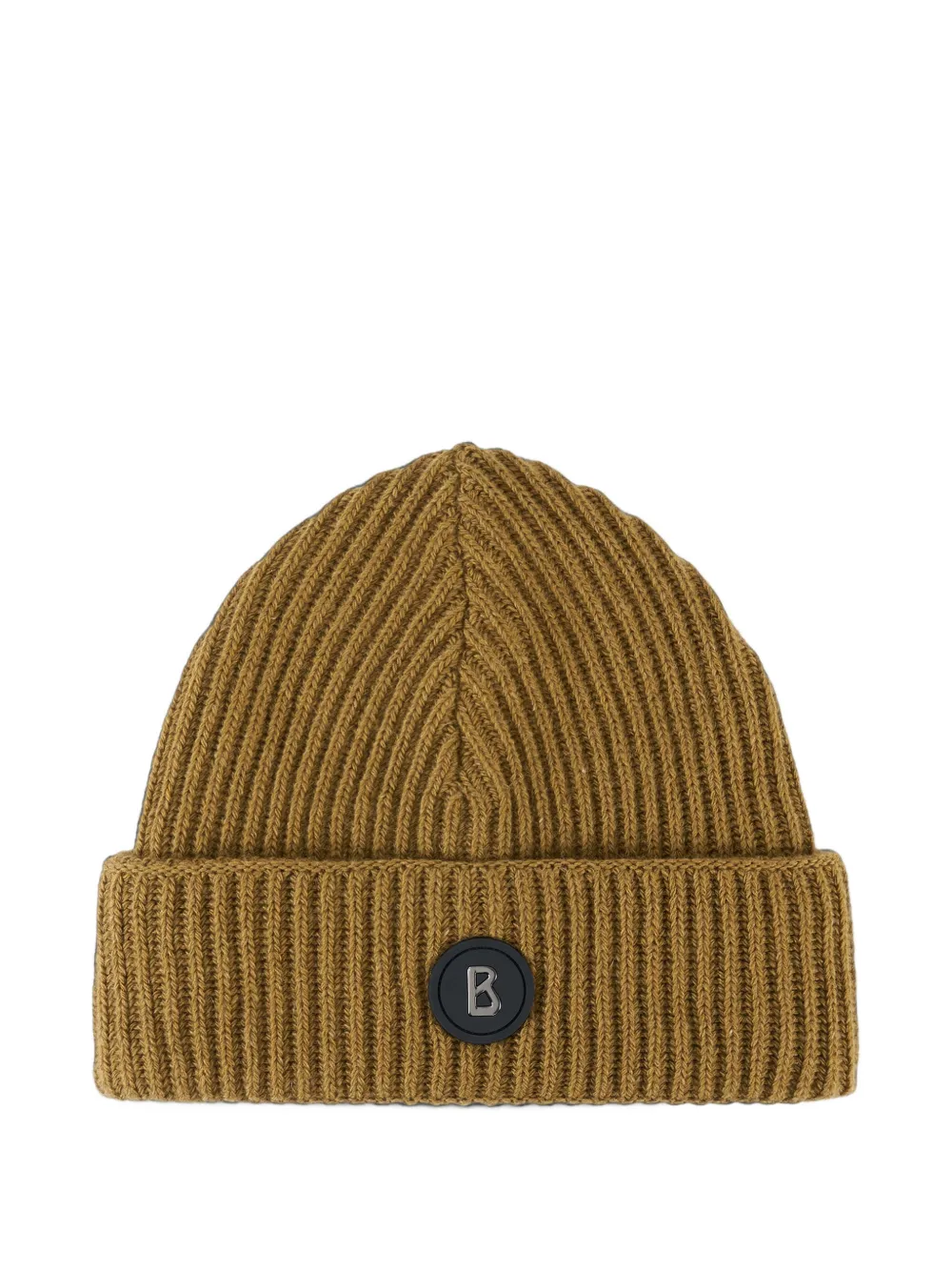BOGNER Gustav ribbed-knit beanie hat Geel