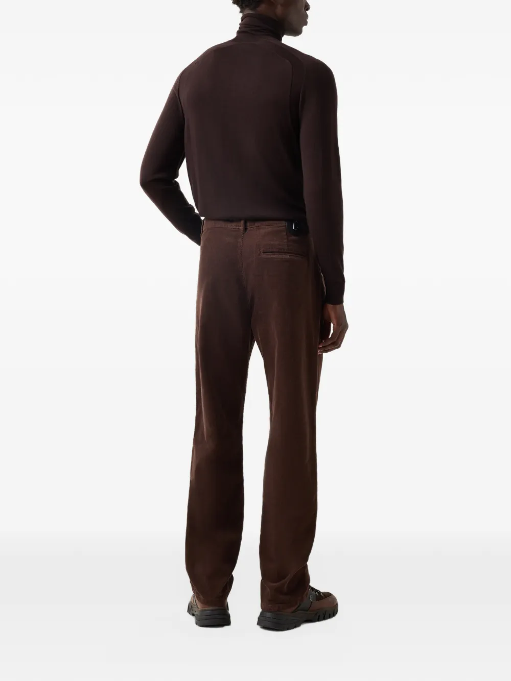 BOGNER Travis corduroy straight-leg trousers Bruin