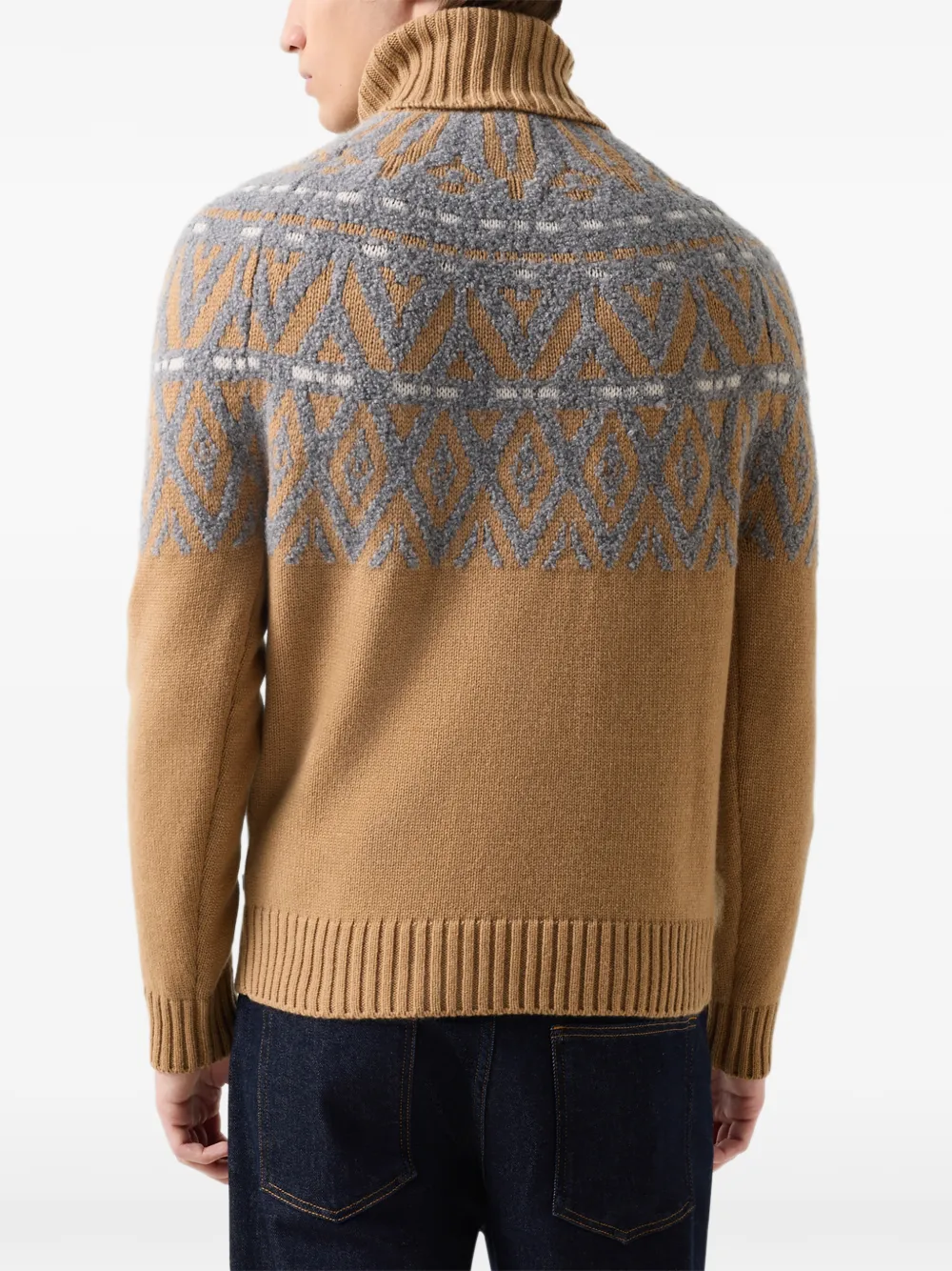 BOGNER Roxter bouclé-knit cashmere sweater Beige