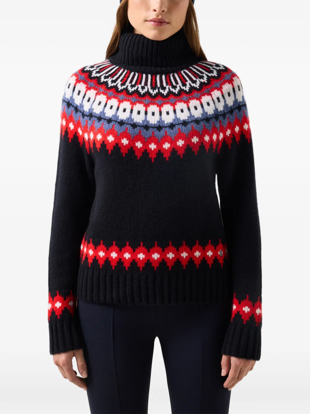 BOGNER Ingrid Norwegian-style jacquard sweater - Blau