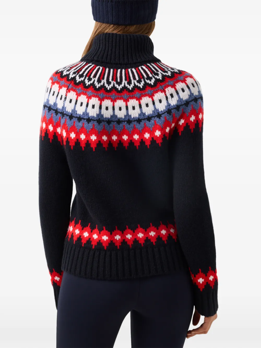 BOGNER Ingrid Norwegian-style jacquard sweater Blauw