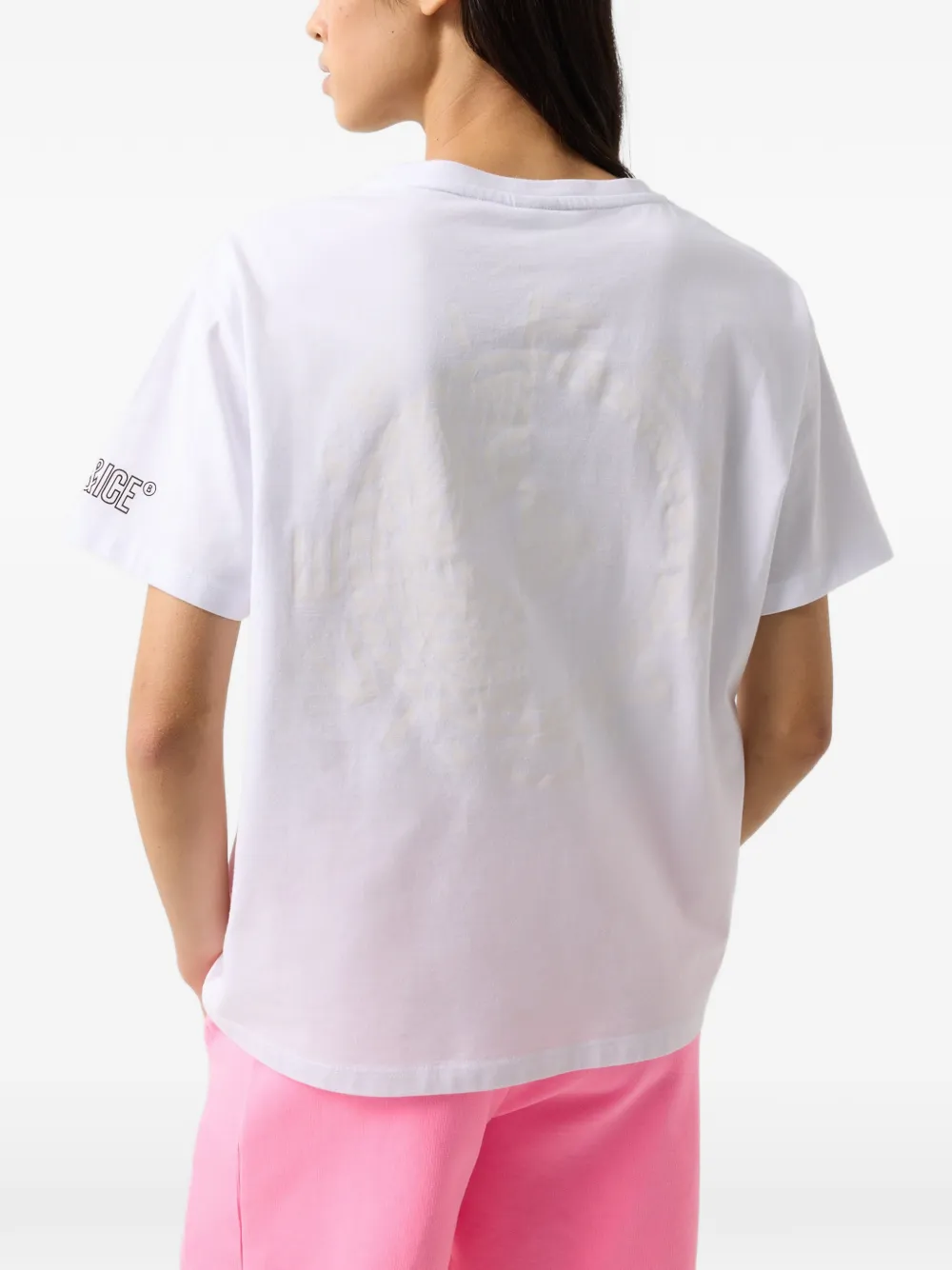 BOGNER FIRE+ICE Cara logo-print cotton T-shirt Wit