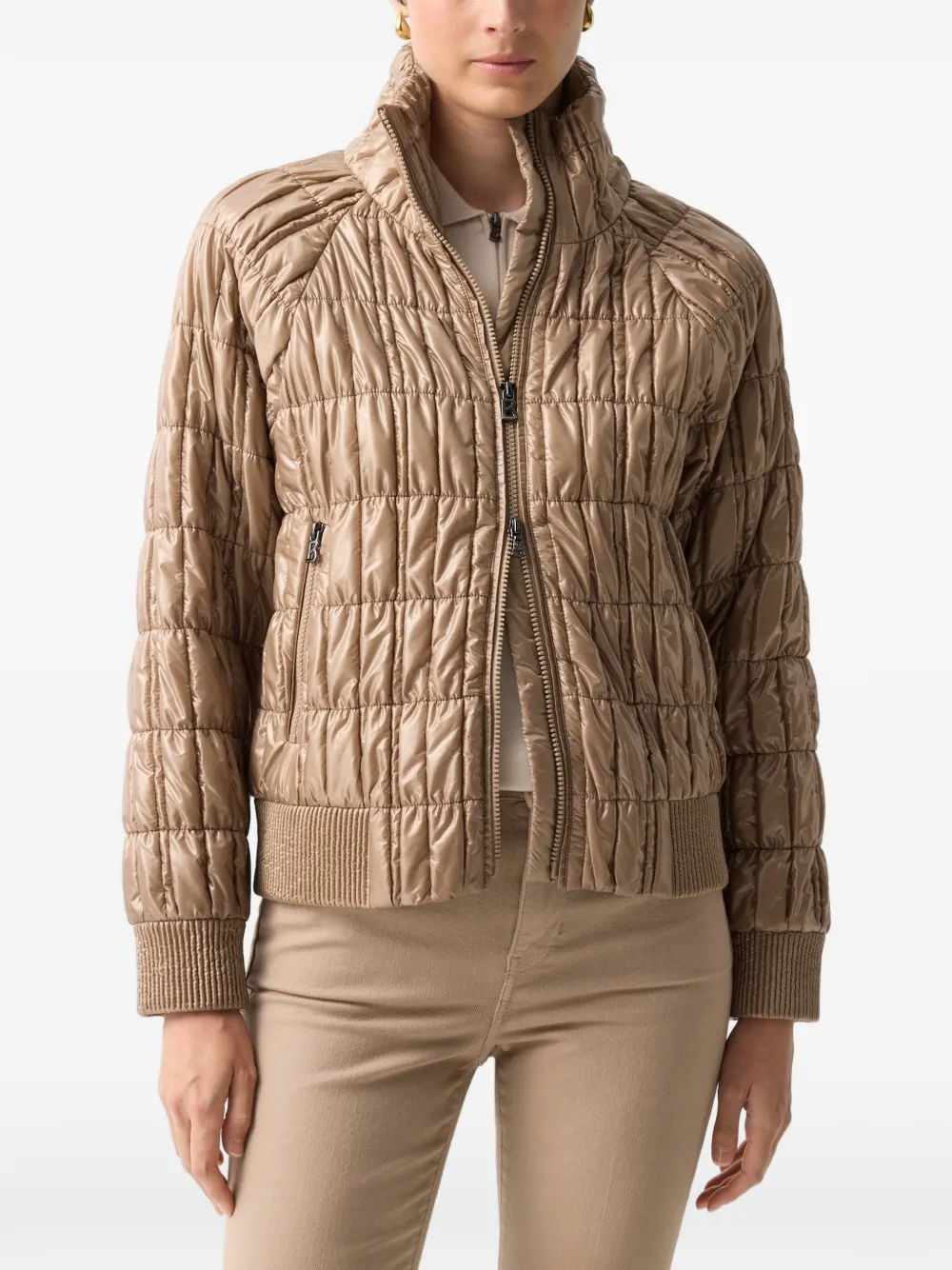 BOGNER Sherry quilted jacket - Nude