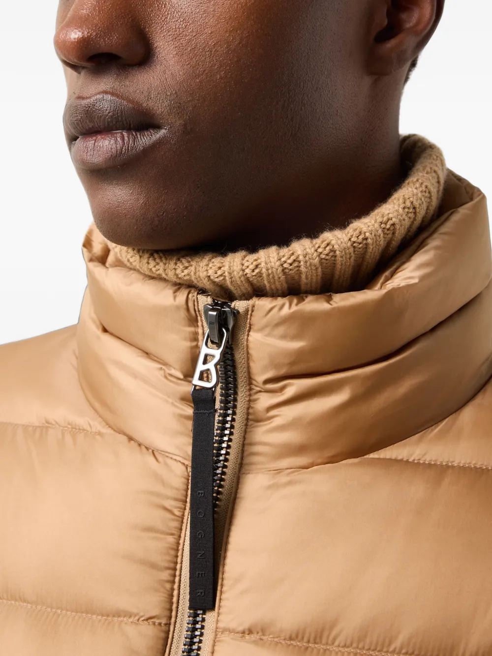 BOGNER Hugh quilted down jacket Beige