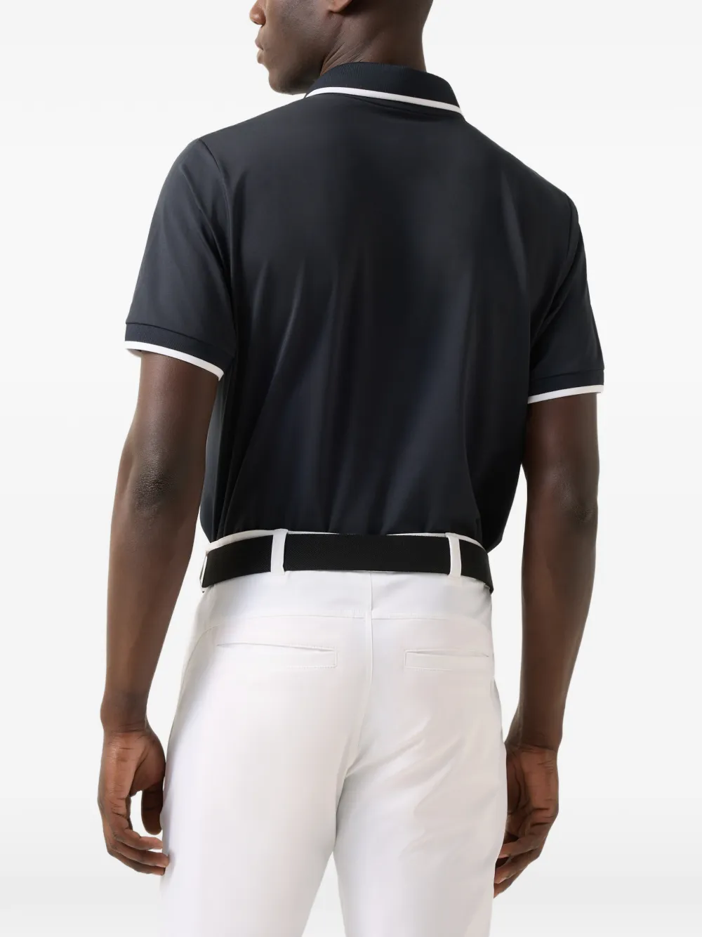 BOGNER Cody quarter-zip polo shirt Zwart