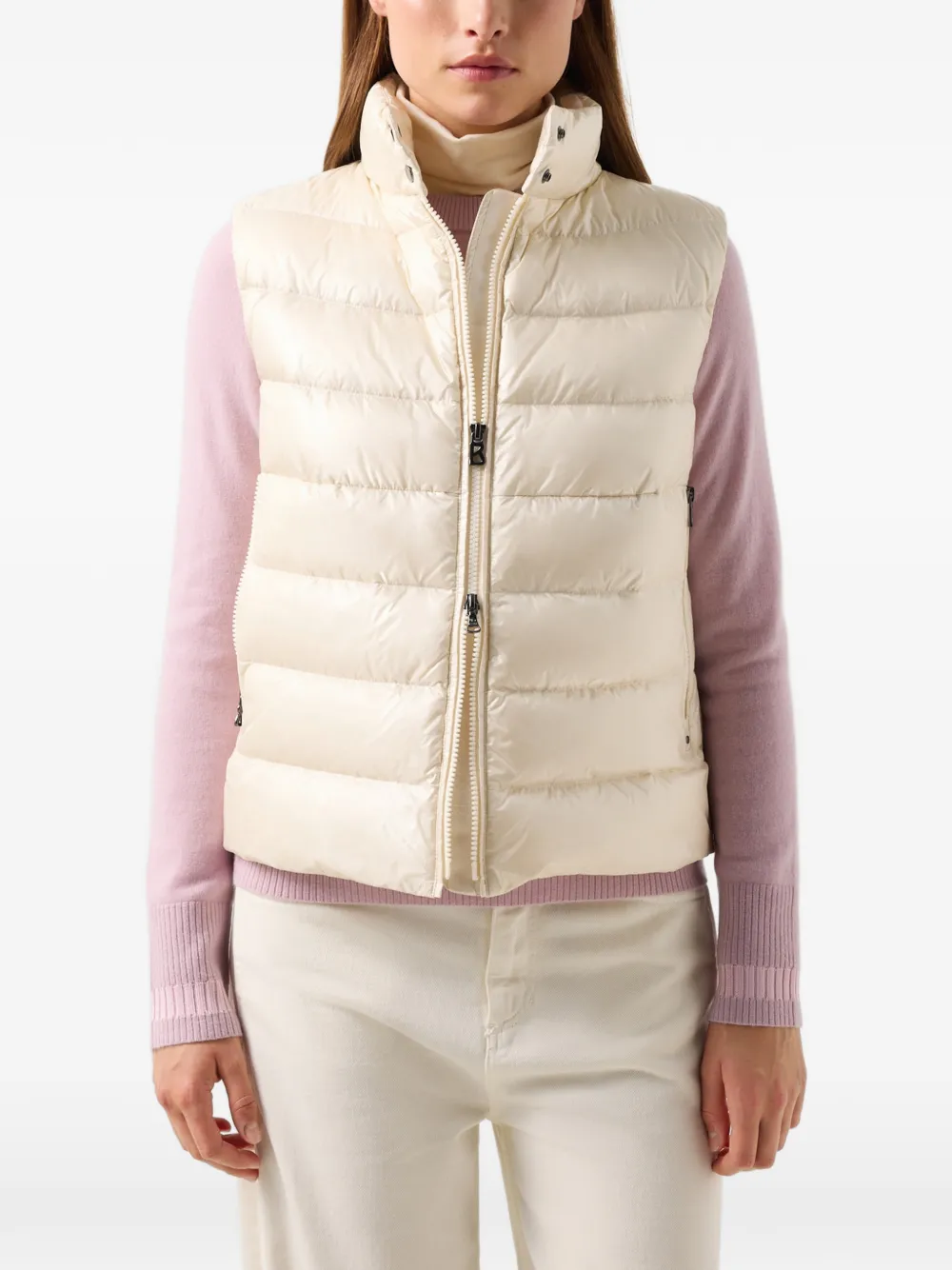 BOGNER Milly quilted gilet Beige