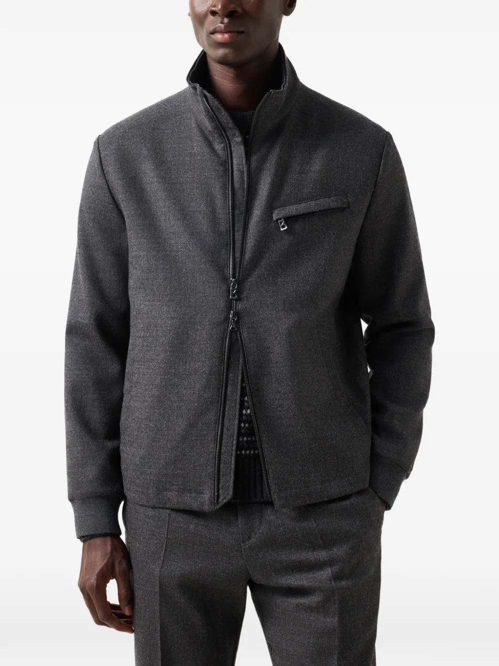 BOGNER Milan virgin wool jacket Grijs