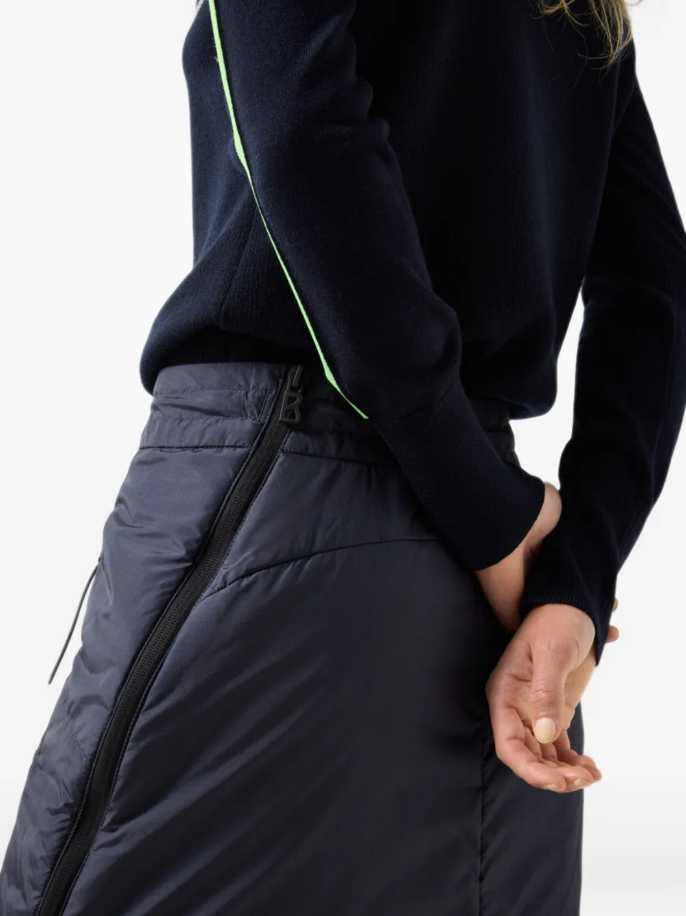 BOGNER FIRE+ICE Belva quilted mini skirt Blauw