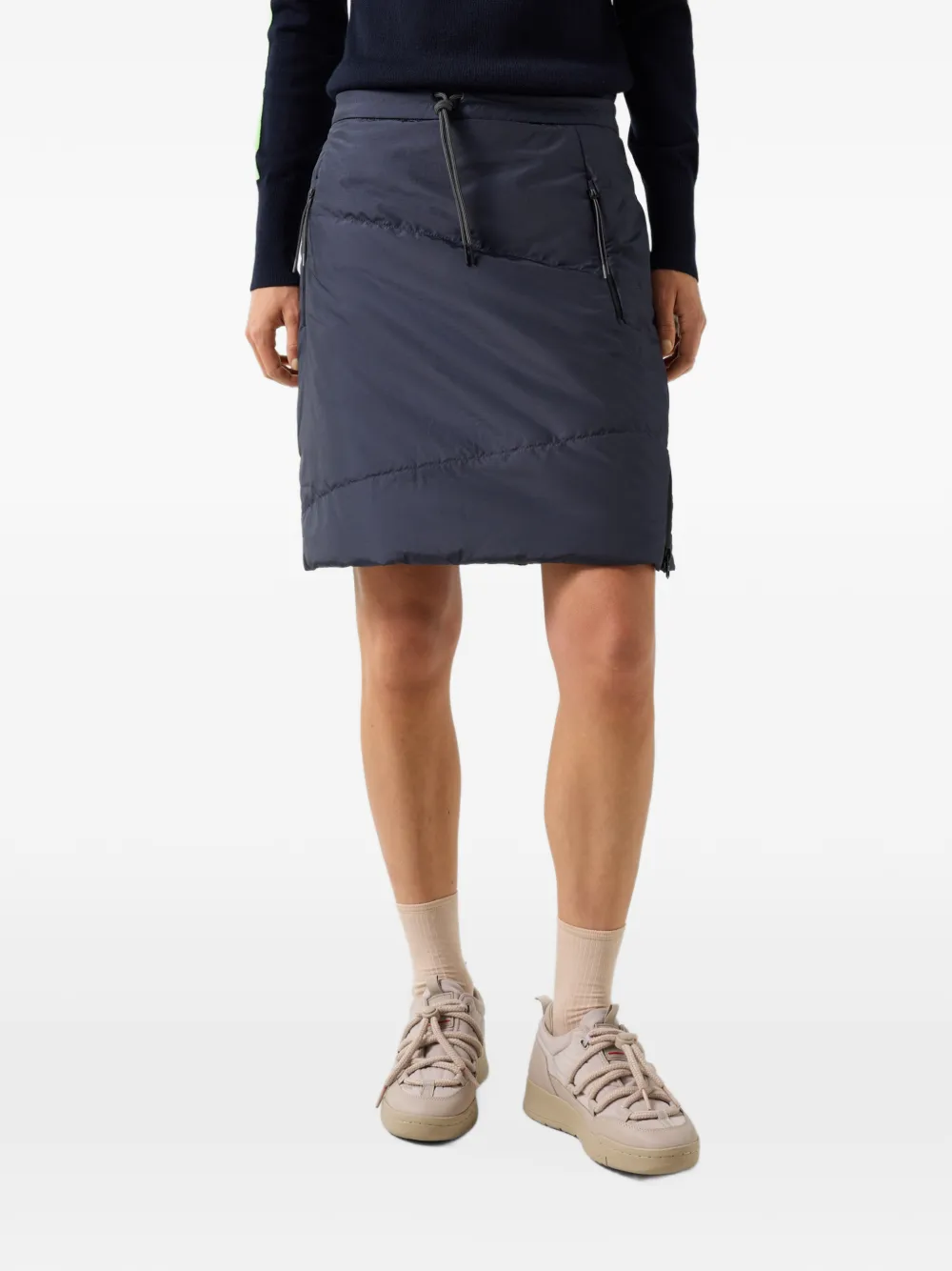 BOGNER FIRE+ICE Belva quilted mini skirt Blauw