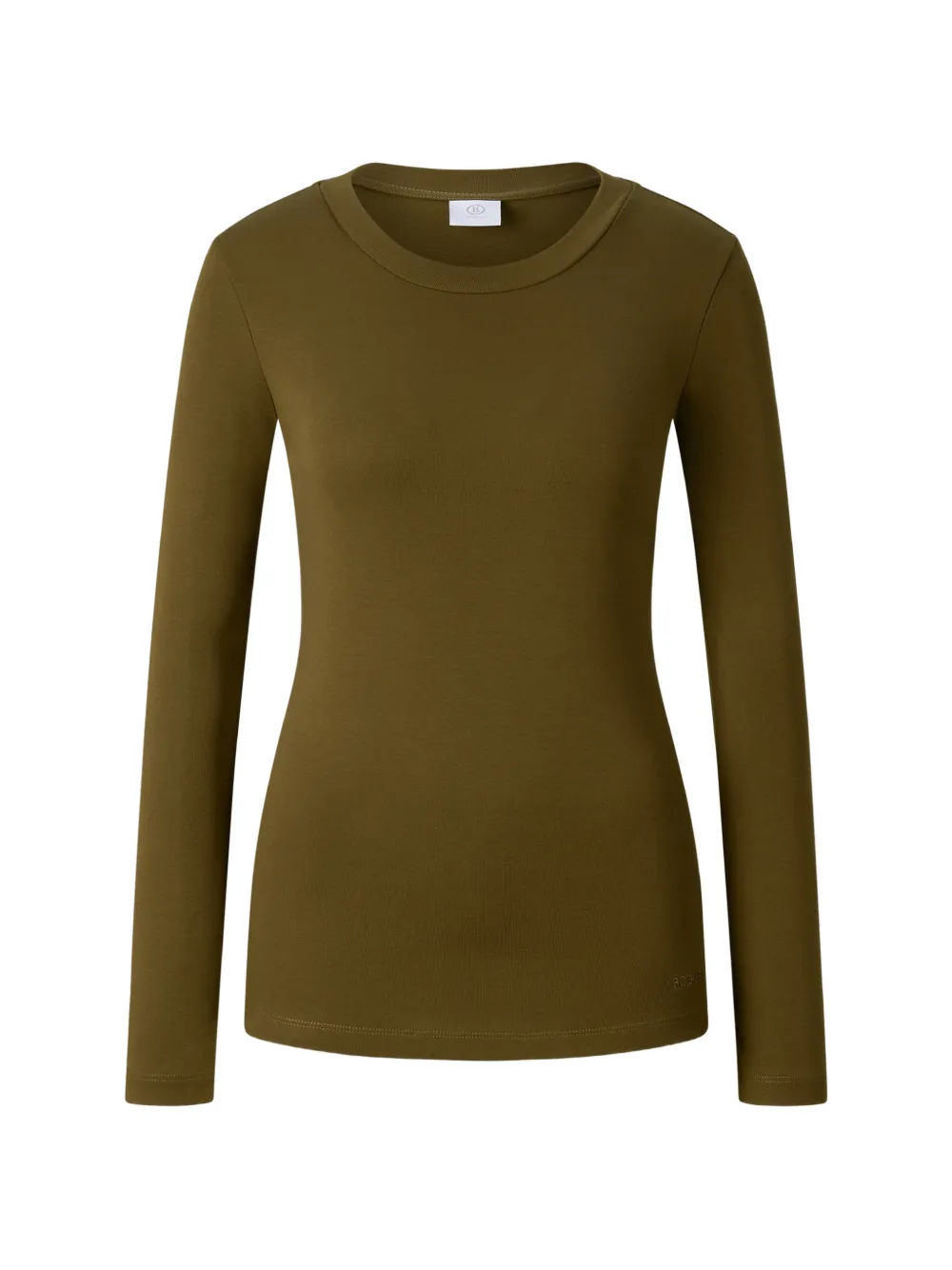 BOGNER Nikini logo-embroidered T-shirt Groen