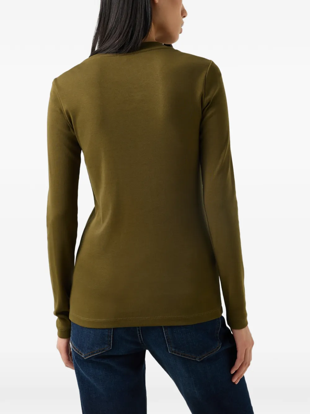 BOGNER Nikini logo-embroidered T-shirt Groen