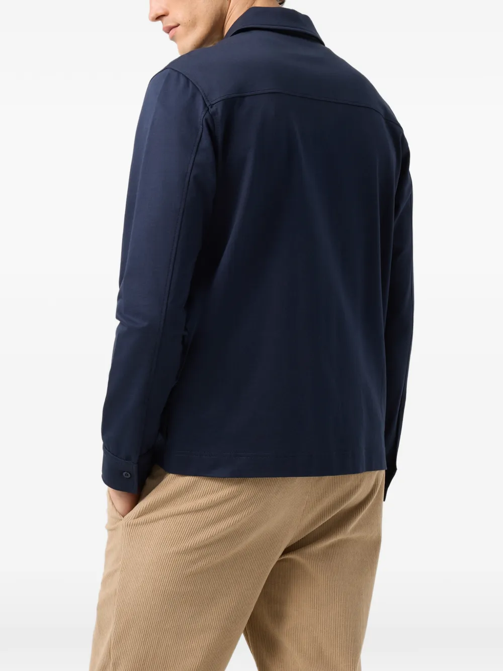 BOGNER Xaver jersey zip-up jacket Blauw