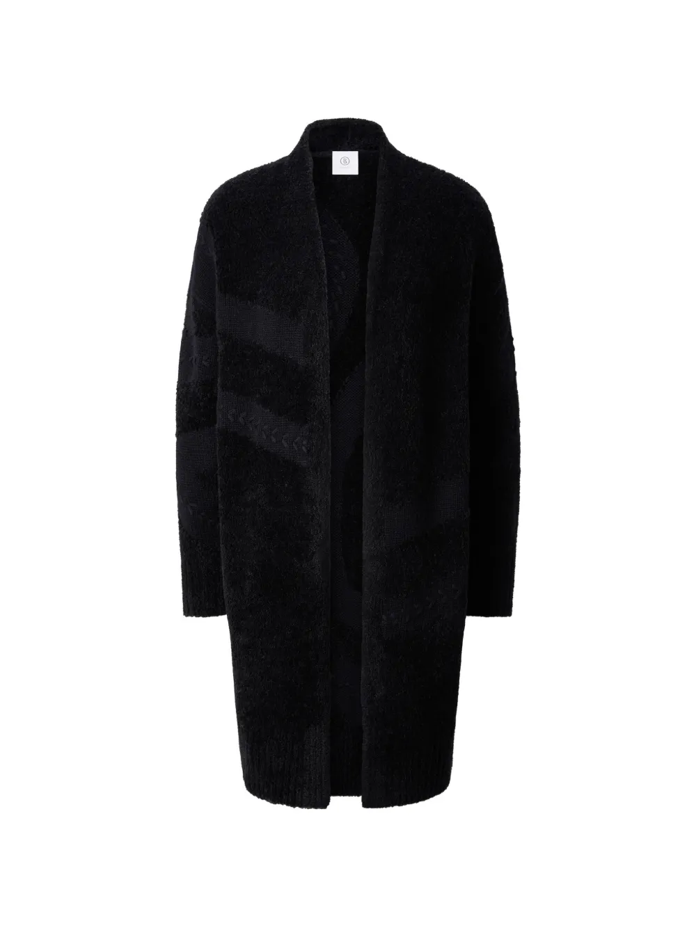 BOGNER cardigan Oleana en maille intarsia - Noir