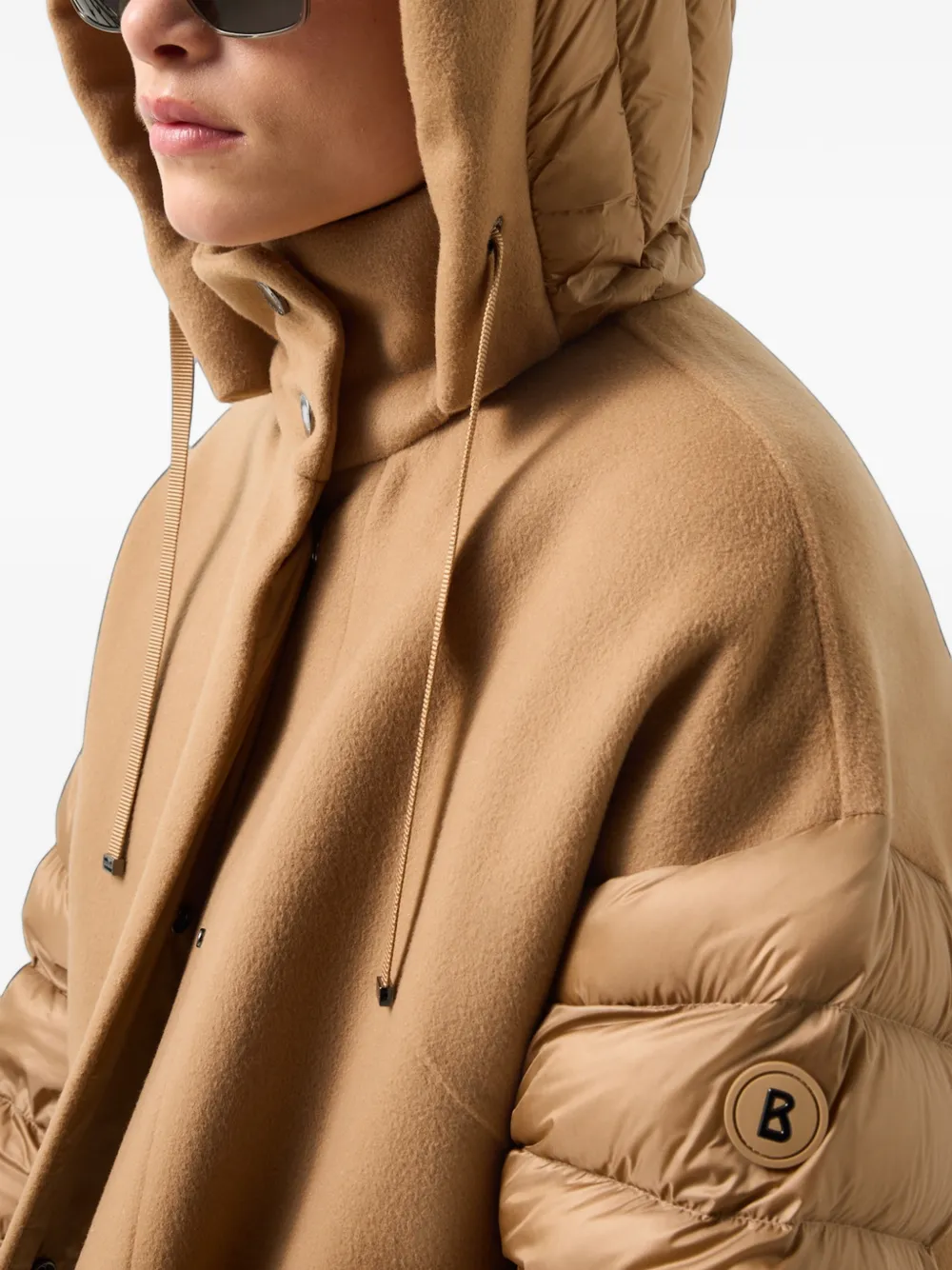 BOGNER Trisha panelled coat Beige
