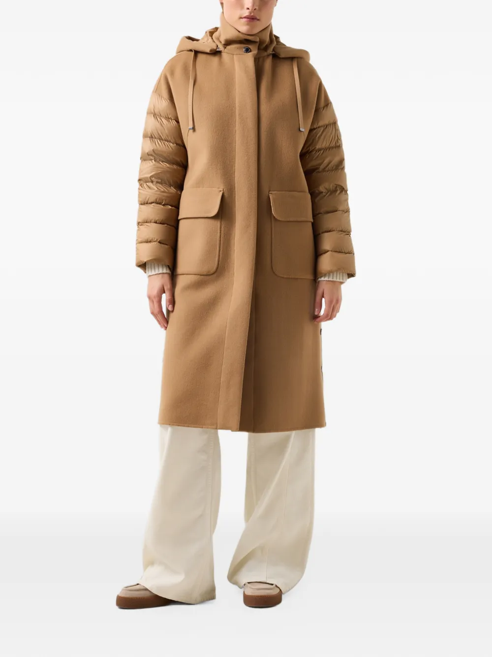 BOGNER Trisha panelled coat Beige