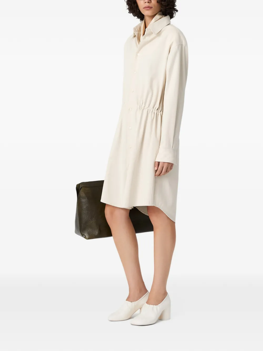MM6 Maison Margiela Blousejurk met knopen Beige