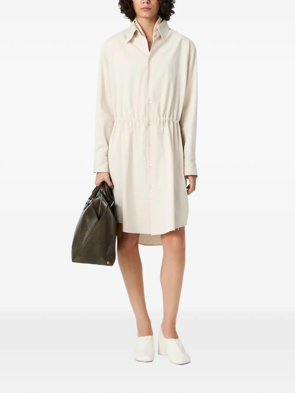 MM6 Maison Margiela Blousejurk met knopen Beige