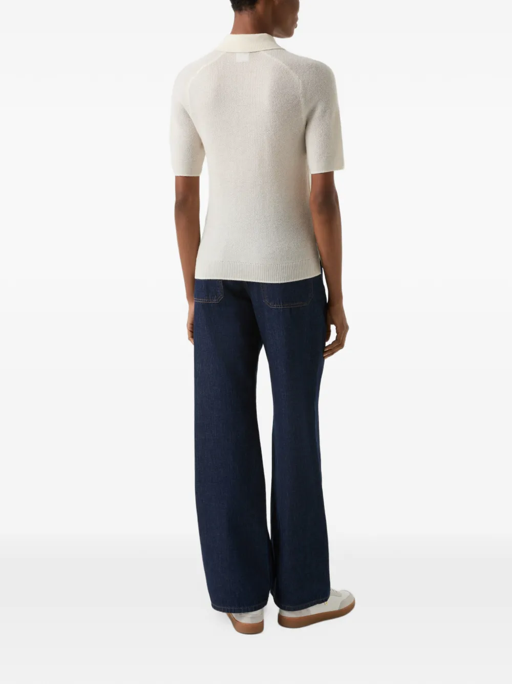 BOGNER Shari raglan-sleeve polo top Beige