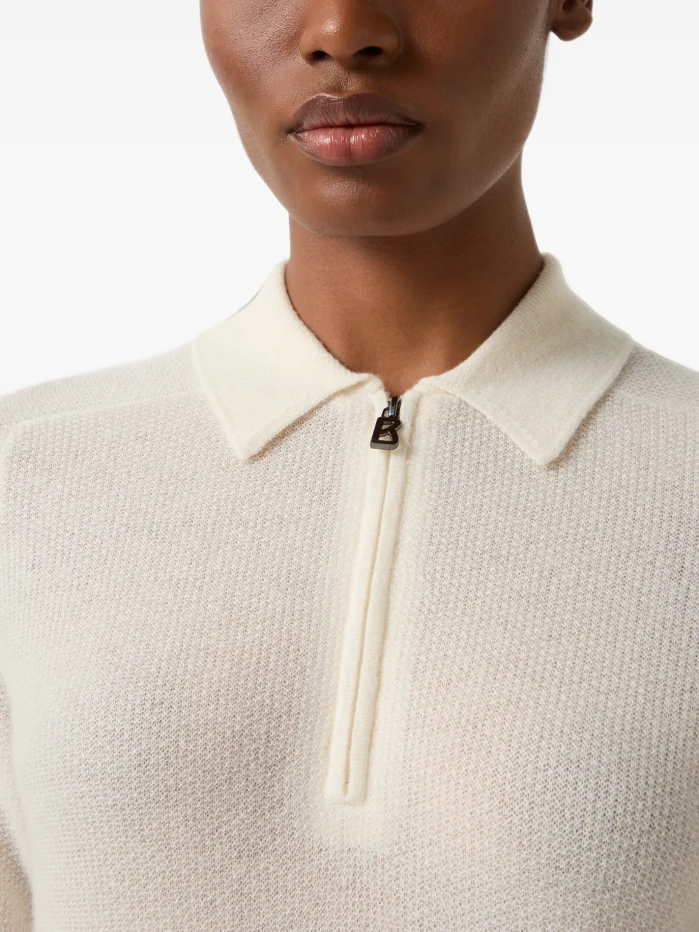 BOGNER Shari raglan-sleeve polo top Beige