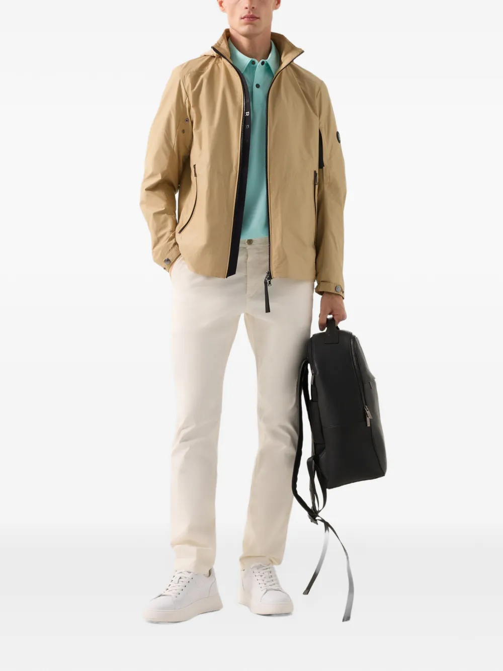 BOGNER Nik cotton chino trousers Wit