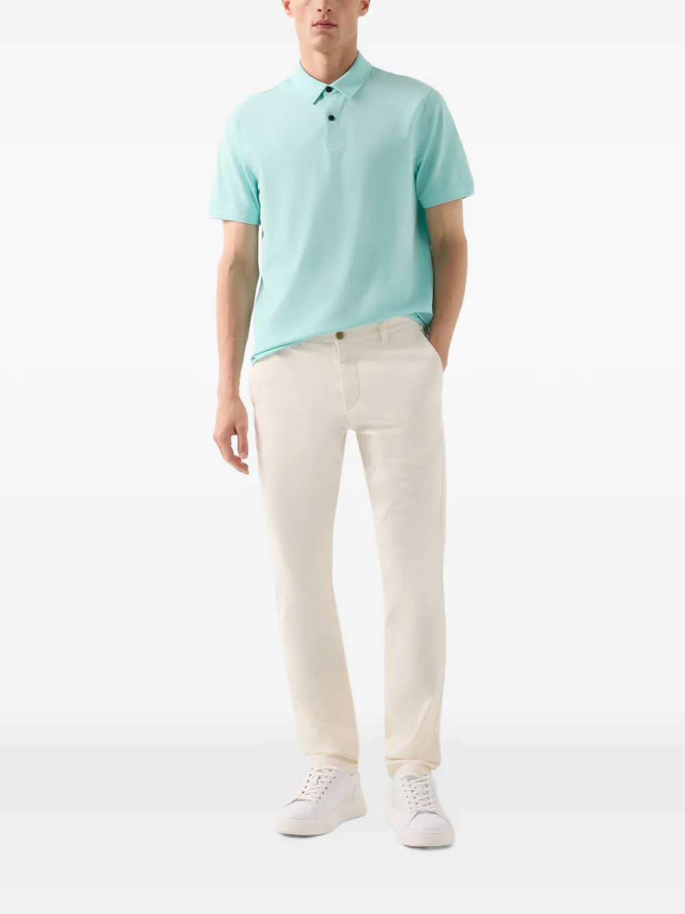BOGNER Nik cotton chino trousers Wit