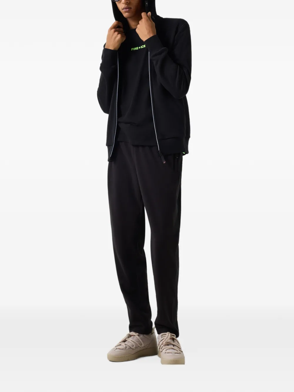 BOGNER FIRE+ICE Kano zip-up hoodie Zwart