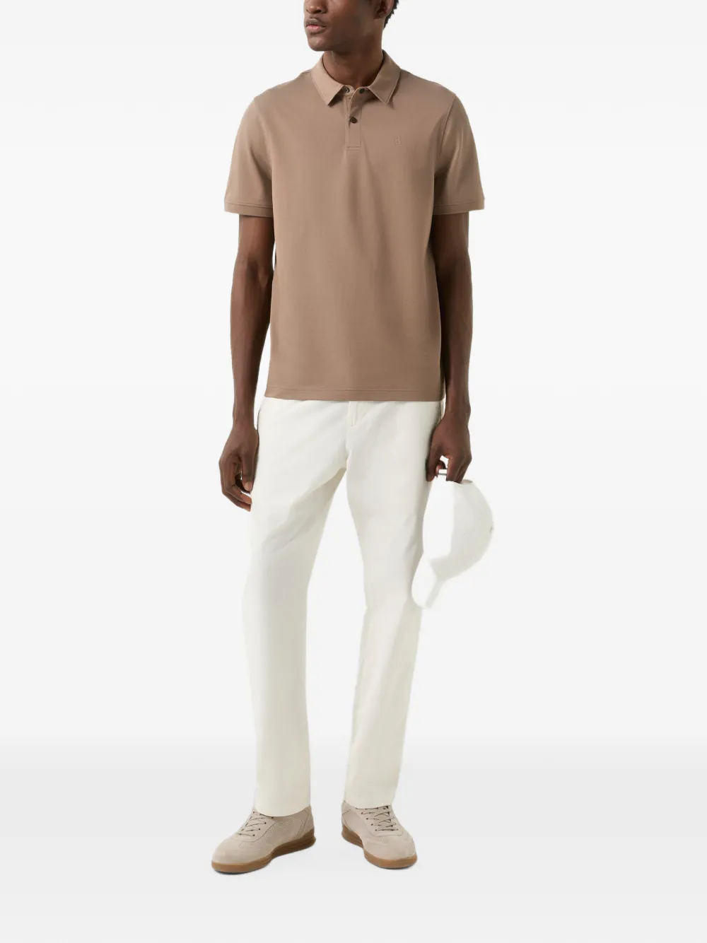 BOGNER Timo piqué polo shirt Bruin