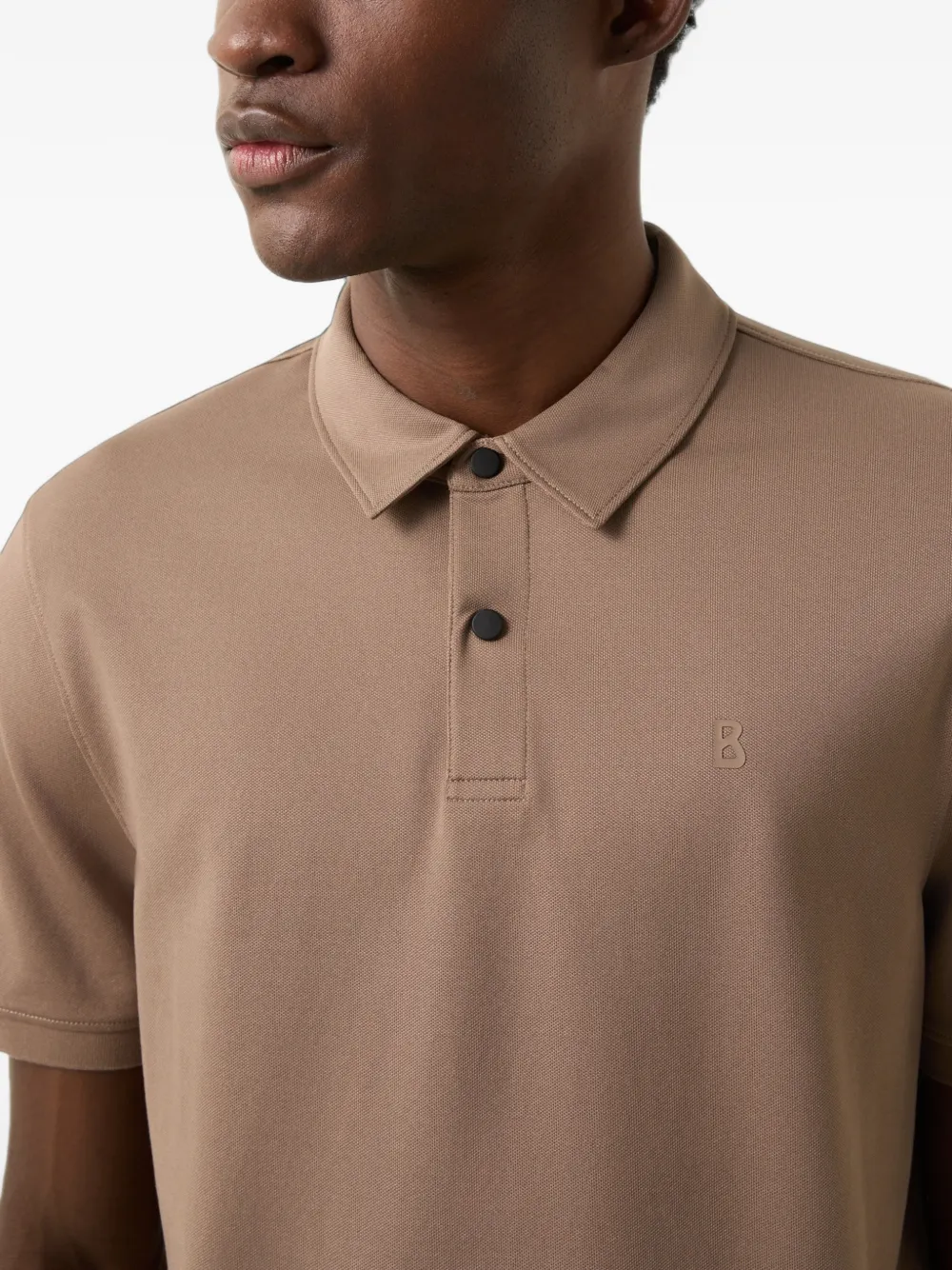 BOGNER Timo piqué polo shirt Bruin