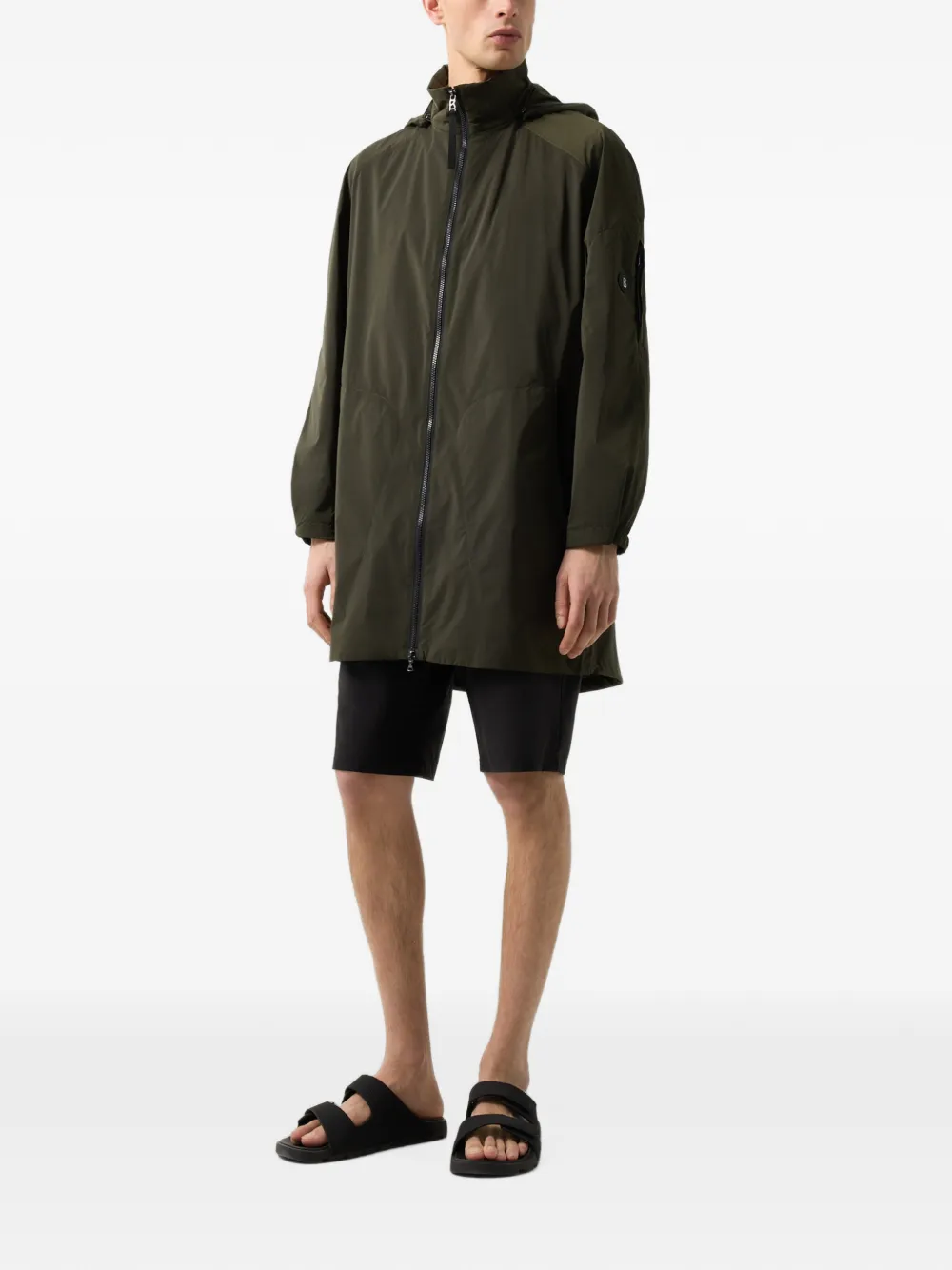 BOGNER Jalen hooded parka coat Groen