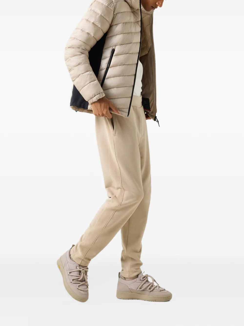 BOGNER FIRE+ICE Elvis quilted hooded jacket Beige