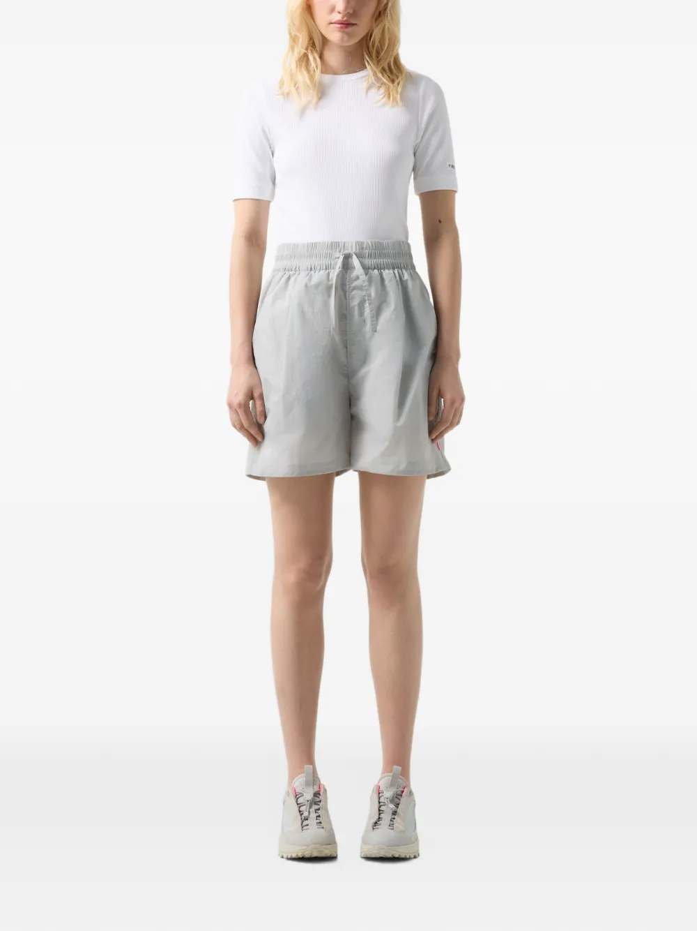 BOGNER FIRE+ICE Elke ribbed T-shirt Wit