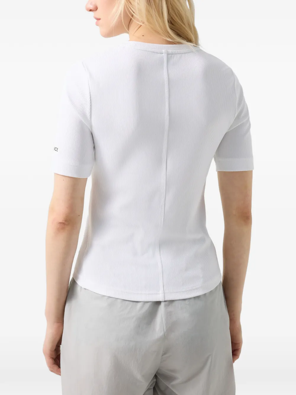 BOGNER FIRE+ICE Elke ribbed T-shirt Wit