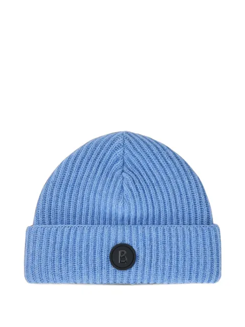 BOGNER gorro tejido de canalé Gustav's con parche del logo