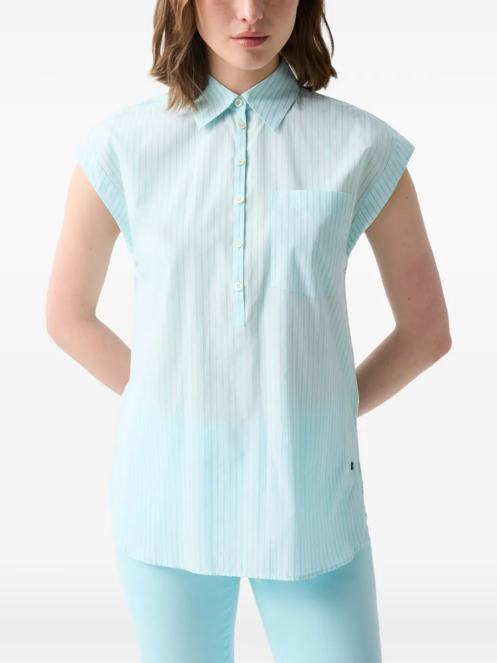 BOGNER Hunter striped blouse Blauw