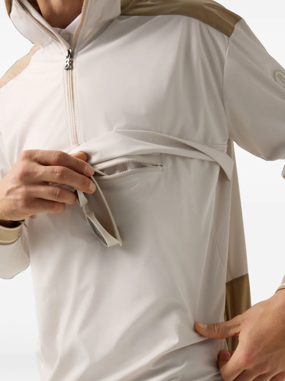 BOGNER Cagri panelled performance jacket Beige