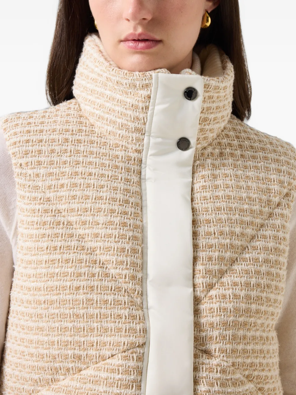 BOGNER Netty quilted gilet Beige