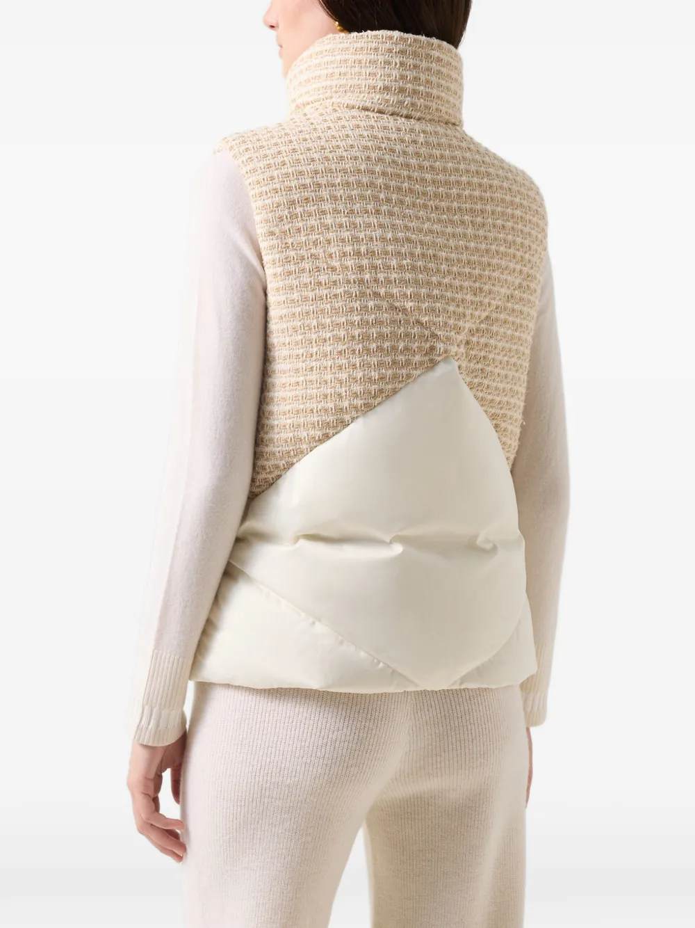 BOGNER Netty quilted gilet Beige