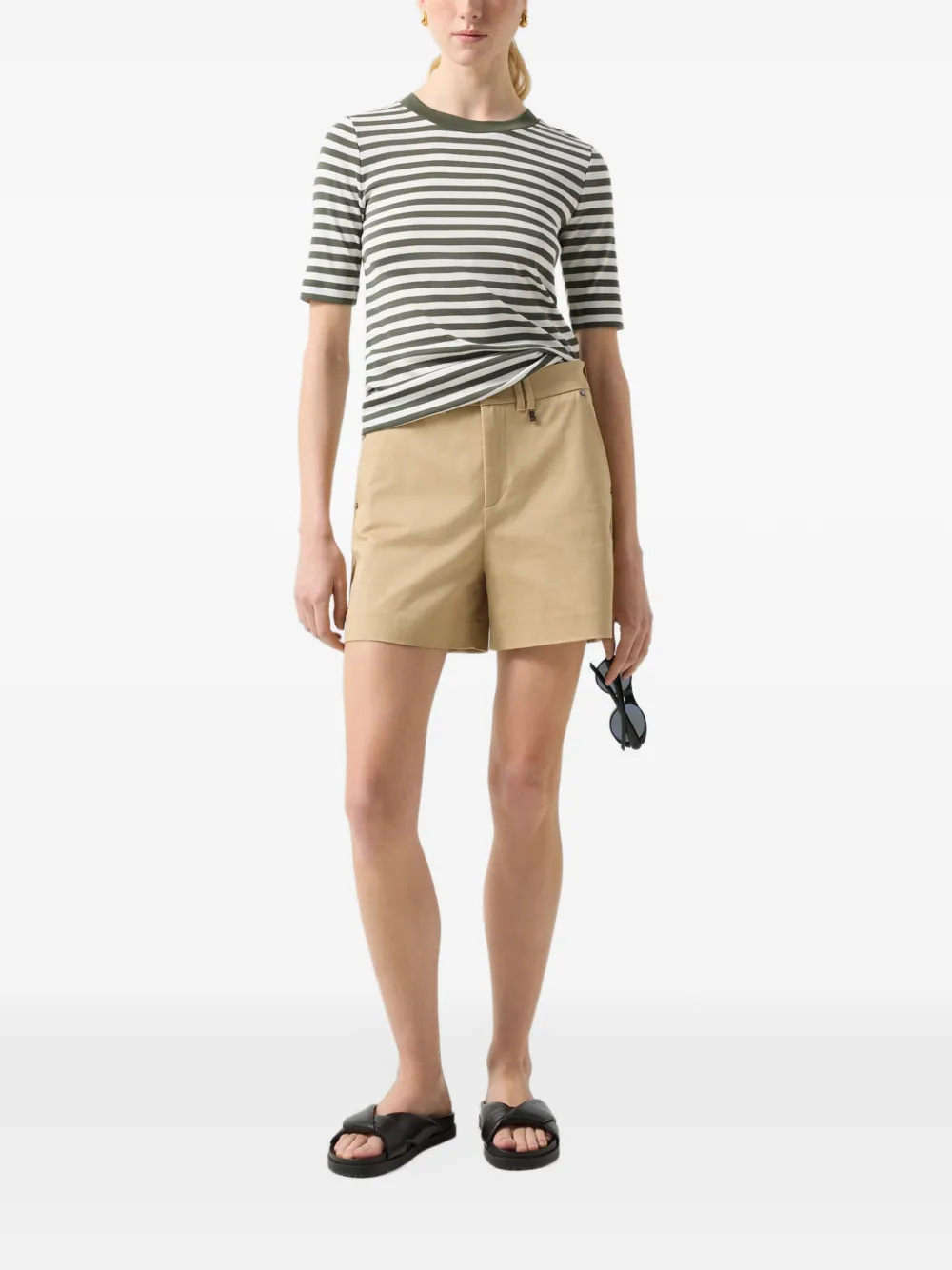 BOGNER Nikini striped T-shirt Groen