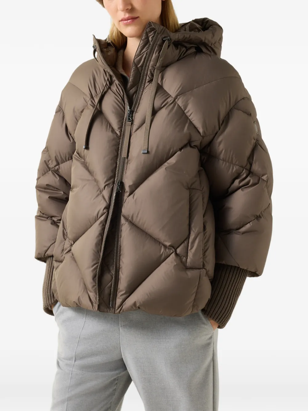 BOGNER Sheryl diamond-quilted jacket - Braun