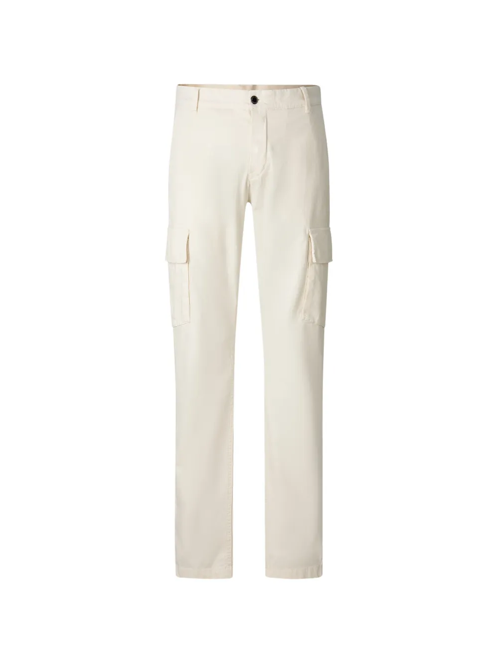 BOGNER pantalon cargo Bruno à fini satiné - Blanc BOGNER pantalon cargo Bruno à fini satiné - Blanc