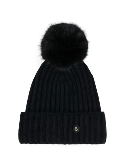 BOGNER Ranya faux-fur pompom beanie hat