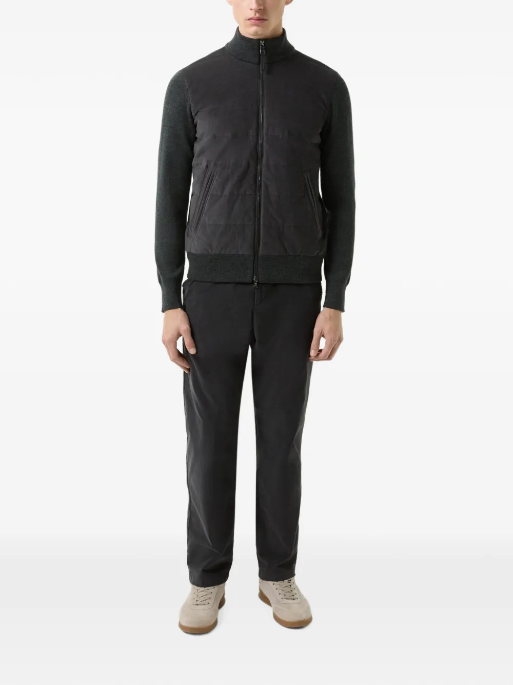 BOGNER Zisco hybrid quilted jacket Grijs